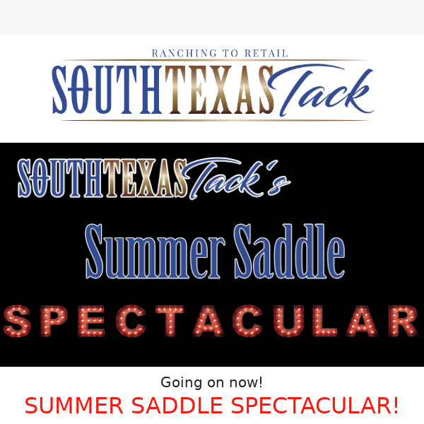 'Summer Saddle Spectacular - Huge Savings Await!