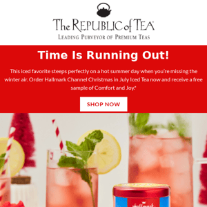 Bring the Holidays Poolside + Get a Free Holiday Tea Sample!