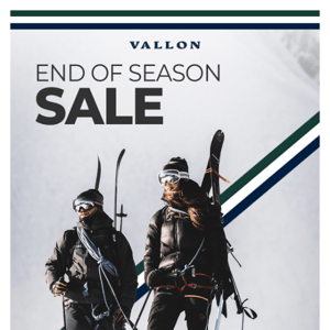 End of season sale now live ⛷️