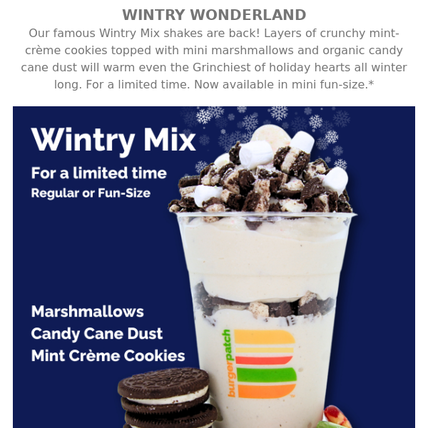 Wintry Mix Shakes - Now in Fun-Size!
