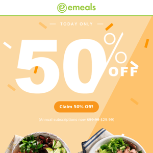 DON'T MISS IT: 365 Days of Dinner for 50% Off!
