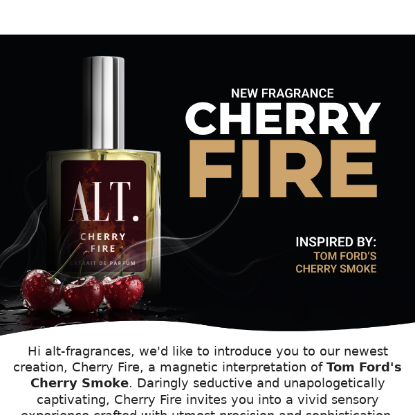 NEW DROP: Inspired By Tom Ford Cherry Smoke🍒