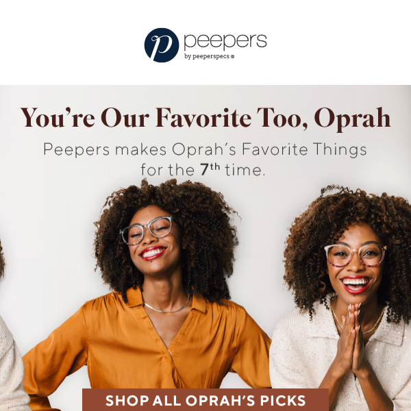 Oprah's Favorites Are Our Favorites