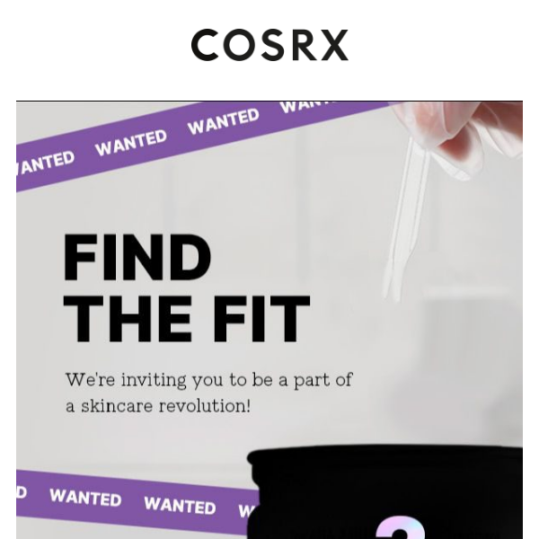 💡Be the FIRST ONE to try COSRX's NEW product for FREE❤️