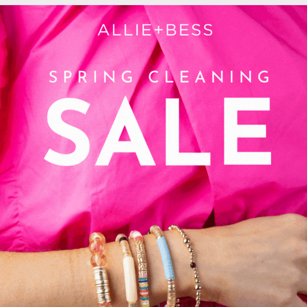 🌸 Stock Your Cart Before Our Spring Cleaning Sale Starts at 8pm CST Tonight!