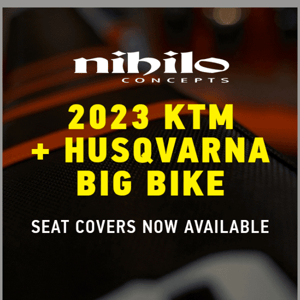 Seat Covers Now Available for the 2023 KTM / Husqvarna Motorcycles Big Bikes!
