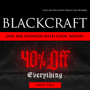 Hey Blackcraft Cult, did you see something you liked?