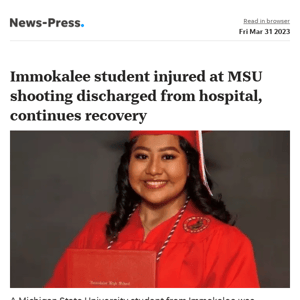 News alert: Immokalee woman in MSU campus shooting recounts incident: 'Time just didn't feel like it was on my side that night.'