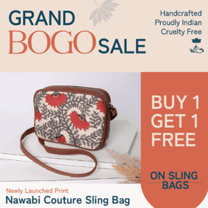 Get a FREE Sling Bag with our BOGO Sale!