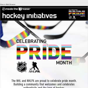 NHL and NHLPA celebrate Pride Month