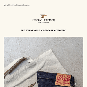 The Strike Gold x Redcast GIVEAWAY👖 Last hours to participate!