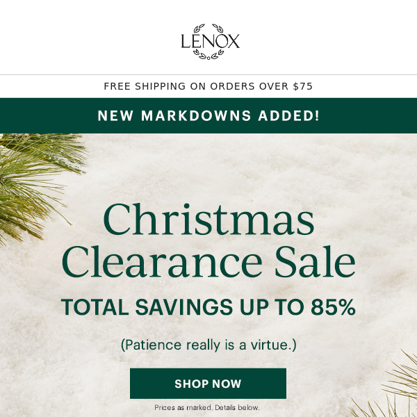 Up To 85% Off Christmas Clearance