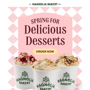 Spring calls for World-Famous dessert 🌼