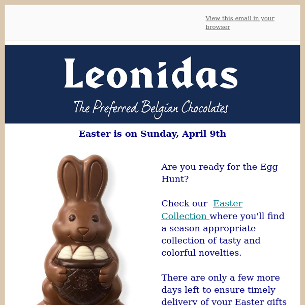 Easter is Next Sunday: Order Soon