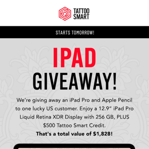 We're giving away an iPad!