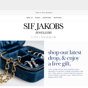 Leave a lasting impression Sif Jakobs Jewellery!