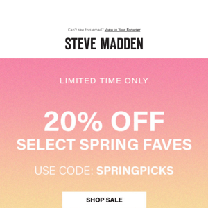 🌸 SALE STARTS NOW