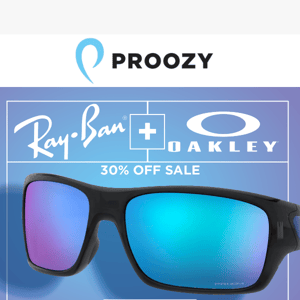 Last Chance! Get 30% Off Ray-Ban & Oakley 🎉