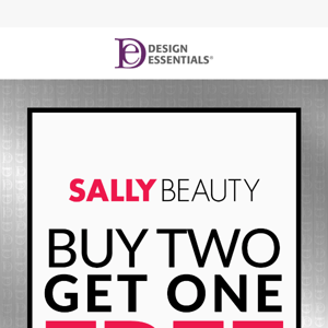 LAST DAY! Buy 2, Get 1 FREE at Sally Beauty ♥️