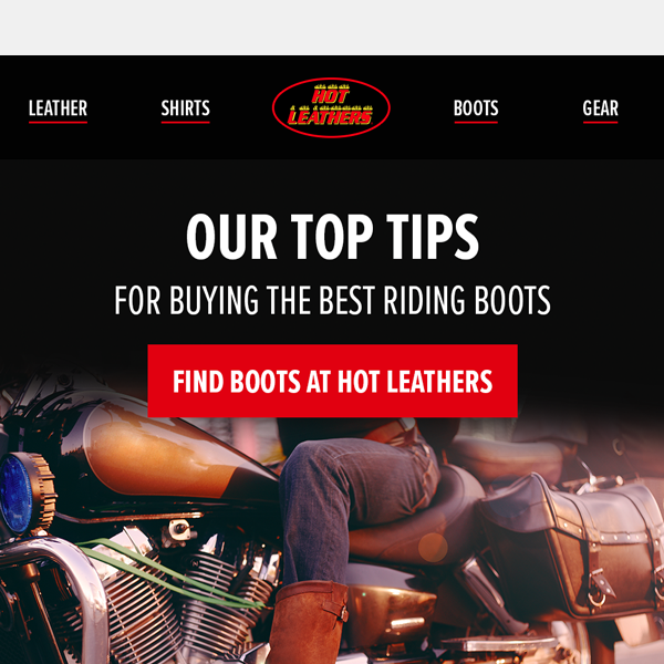 6 things to consider when buying motorcycle boots!