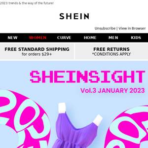 SHEINsight: Volume 3: January News