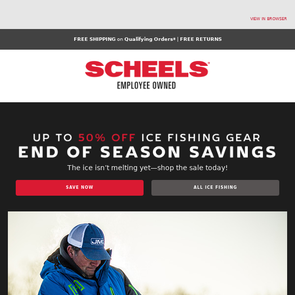End-of-Season Sale: Up to 50% Off Ice Fishing - SCHEELS