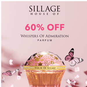 Don't miss out on 60% off Whispers of Admiration Parfum🌸