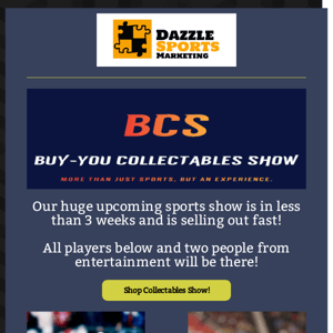 Buy-You Collectables Show Tickets On Sale Now...