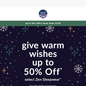 Still time to give warm wishes! 😴