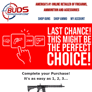 Last chance! This ET Arms Omega-15 5.56 Nato Semi-Auto Rifle is a perfect choice.
