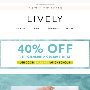 Hot Off The Press: 40% OFF Swimsuits