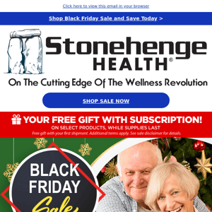 RE: Our gift to you, Stonehenge Health 🎁