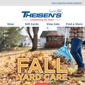 Shop Fall Yard Care