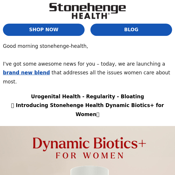 Exciting news: A game changer for women’s health is here