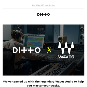 Claim your free Waves mastering credit 📀