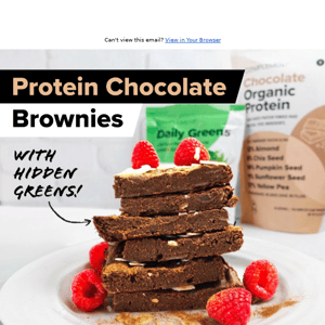[Recipe] Chocolate Protein Brownies