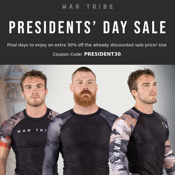 ⏰ Last Chance | President Day Sale!