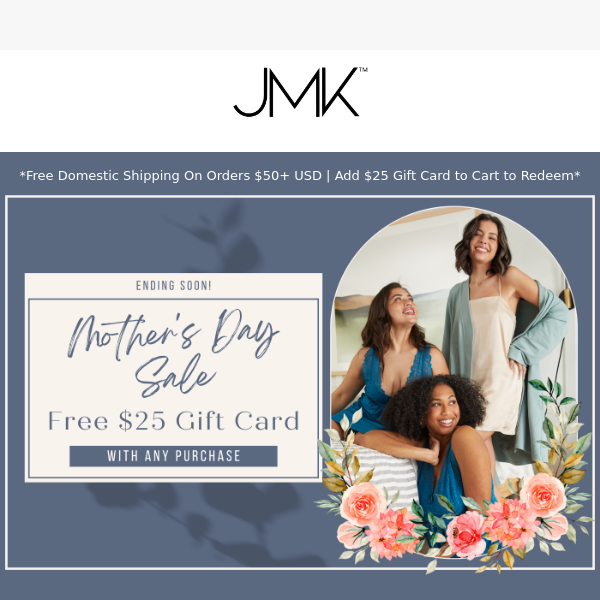 Hurry - Our Mother's Day Sale ends soon!