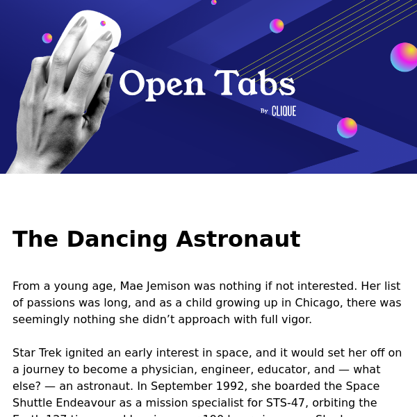 The Dancing Astronaut