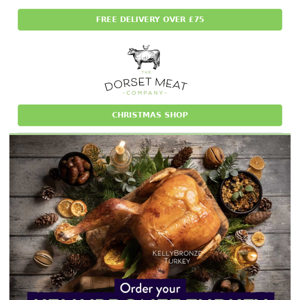 Order your KellyBronze Turkey for Christmas delivery🎄