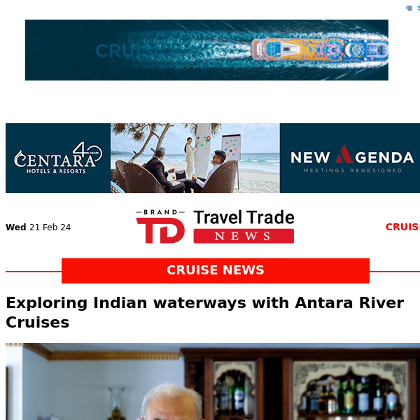 P&O Cruises reports record booking for beginning of Wave Period | Virgin Voyages reveals top romantic cruises |  Raj Singh tells us about River Cruising in India