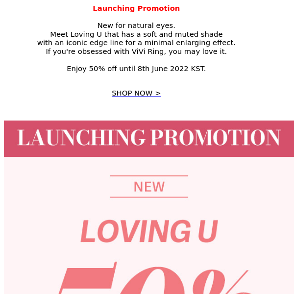 (50% Off) New Collection✨ Loving U