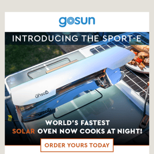 Meet GoSun's Latest Invention, the Sport-E