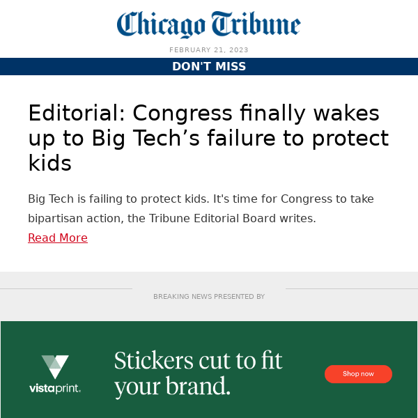 Editorial: Congress finally wakes up to Big Tech’s failure to protect kids