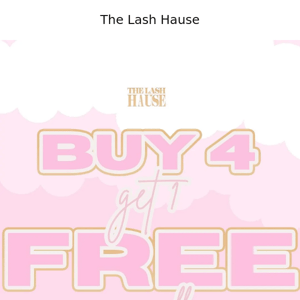 Buy 4 Get 1 Free On All Lashes, Mix & Match!💖