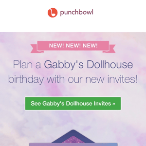NEW: Gabby’s Dollhouse invites are here!! 🏡