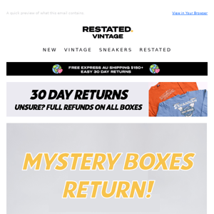 Mystery Boxes Return! Our Best Items Yet 🎁