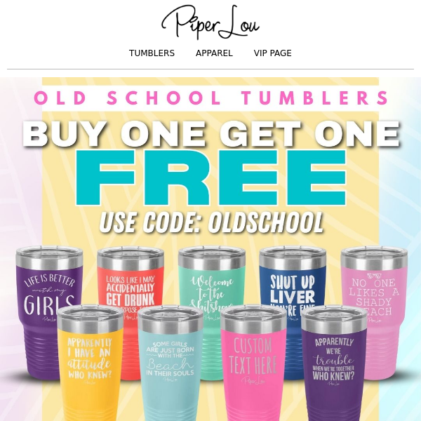 Tumblers made for a Smith! Claim your FREE TUMBLER!