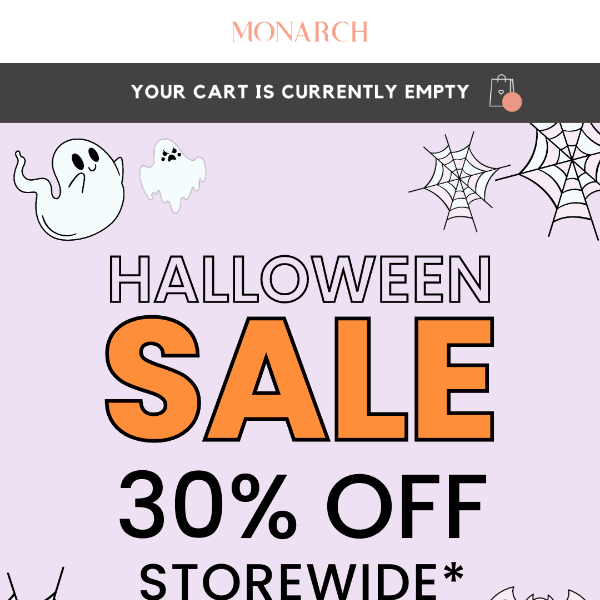 Spooky Savings 👻 30% OFF STOREWIDE!