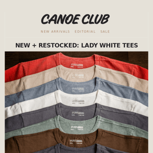 New Arrival + Restock: Lady White Co.